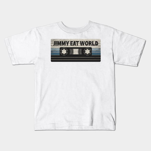 Jimmy Eat World Mix Tape Kids T-Shirt by getinsideart